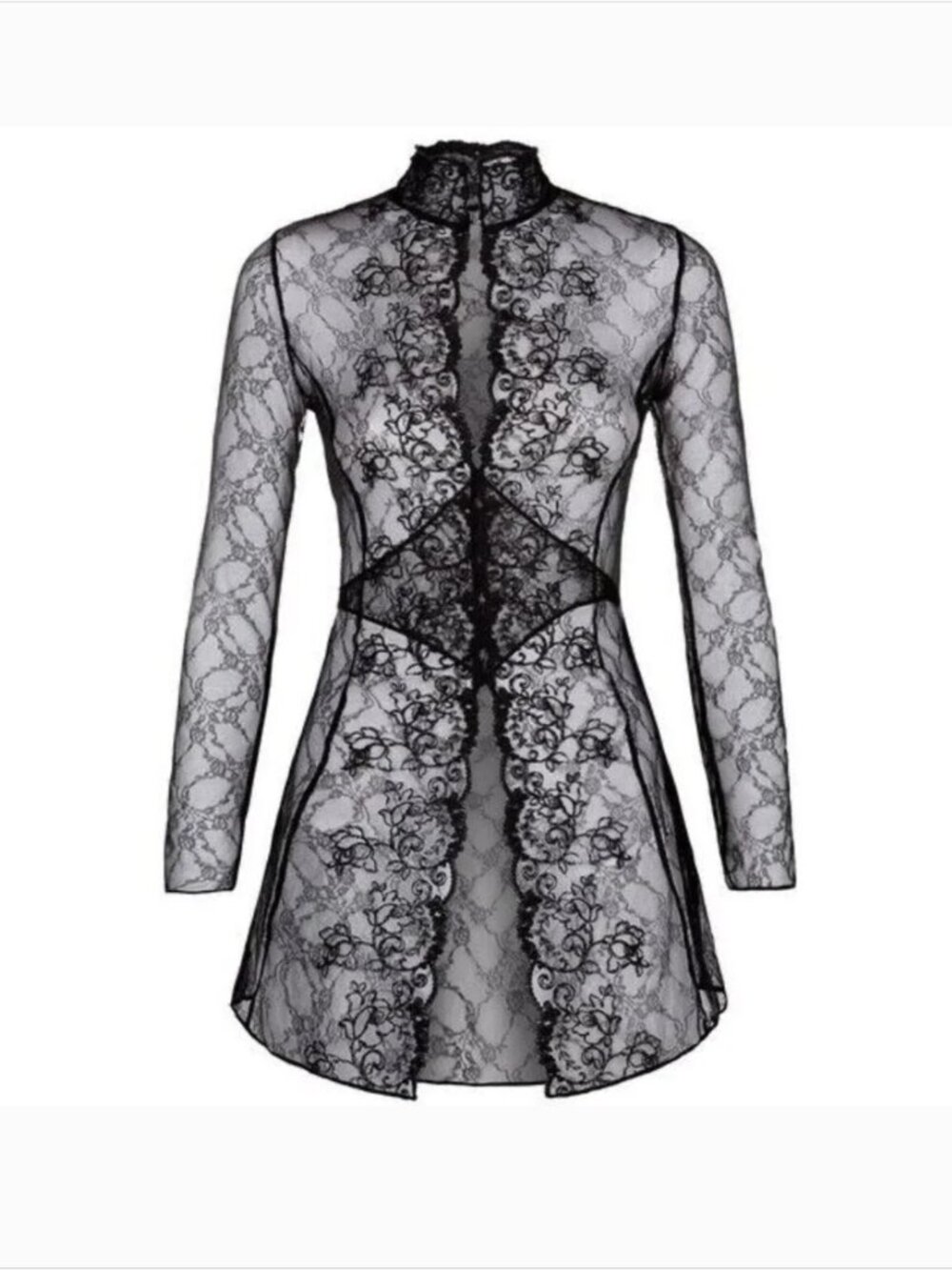 Agent Provocateur Laretta Gown in Black - Picture 4 of 16